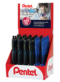 Pentel EnerGel X Gel Pens Ast Pk24