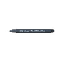 Pentel P/liner Pigmt Line 0.3 Blk 12