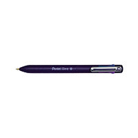 Pentel Izee 4 Colr Ballpnt Asst Pk12