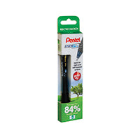 Pentel Energel X R/ball Pens Blk Pk2