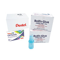 Pentel Roll n Glue Class Pack of 24
