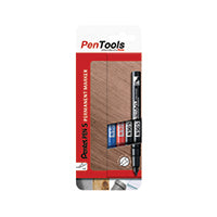 Pentel N50S Perm Marker Bull Asst P4