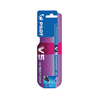 Pilot V5 Hi-Tecpoint RB Blu Pen Pk12