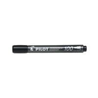 Pilot 100 Bullet Tip Marker Blk Pk20