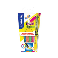 Pilot FriXion Lgt Highlighter Ast P6