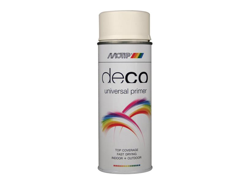 PlastiKote 01611 Deco Spray Primer White 400ml