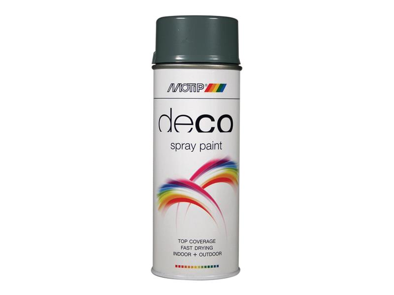 PlastiKote 01691 Deco Spray Paint High Gloss RAL 7031 Blue Grey 400ml