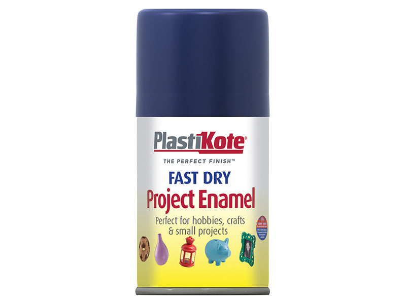 PlastiKote 440.0001030.046 Fast Dry Enamel Aerosol Night Blue 100ml