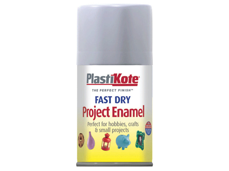 PlastiKote 440.0001090.046 Fast Dry Enamel Aerosol Aluminium 100ml