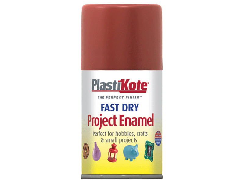 PlastiKote 440.0001120.046 Fast Dry Enamel Aerosol Nut Brown 100ml