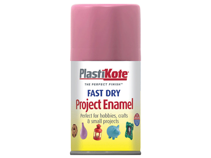 PlastiKote 440.0001150.046 Fast Dry Enamel Aerosol Hot Pink 100ml