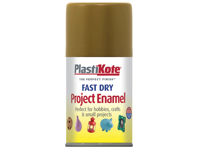 PlastiKote 440.0001430.046 Fast Dry Enamel Aerosol Antique Gold 100ml
