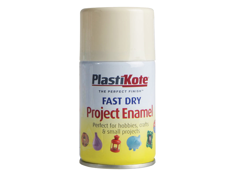 PlastiKote 440.0001540.046 Fast Dry Enamel Aerosol Cr�me De La Cr�me 100ml