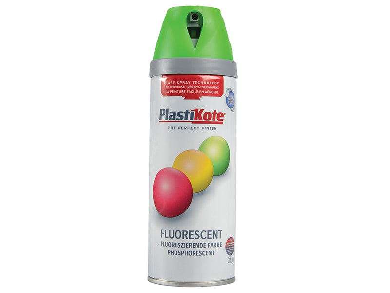 PlastiKote 440.0001903.076 Twist & Spray Fluorescent Green 400ml