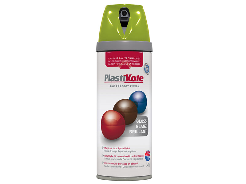 PlastiKote 440.0021110.076 Twist & Spray Gloss April Green 400ml