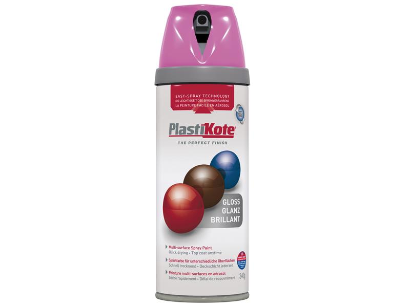 PlastiKote 440.0021113.076 Twist & Spray Gloss Pink Burst 400ml