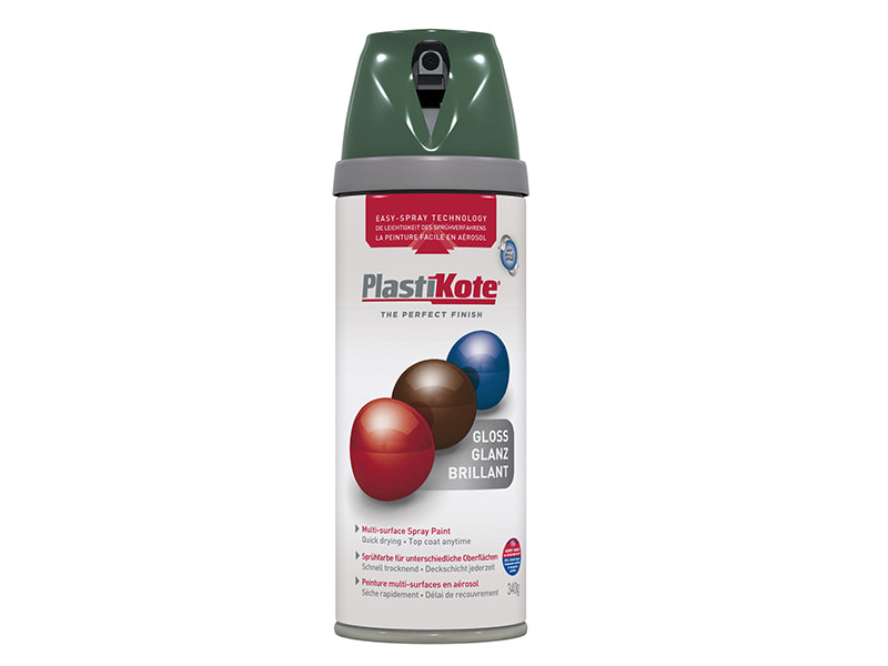PlastiKote 440.0021115.076 Twist & Spray Gloss Luscious Green 400ml