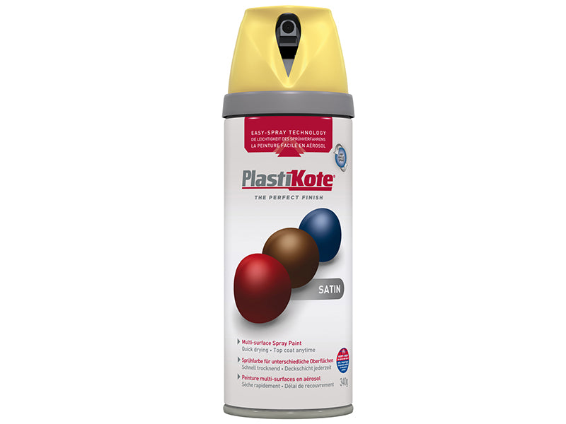 PlastiKote 440.0022104.076 Twist & Spray Satin Daffodil 400ml