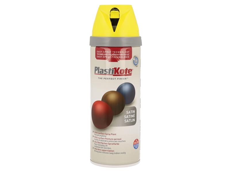 PlastiKote 440.0022125.076 Twist & Spray Satin Lime Green 400ml