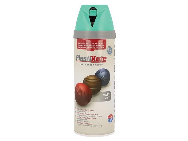 PlastiKote 440.0023116.076 Twist & Spray Matt Classic Teal 400ml