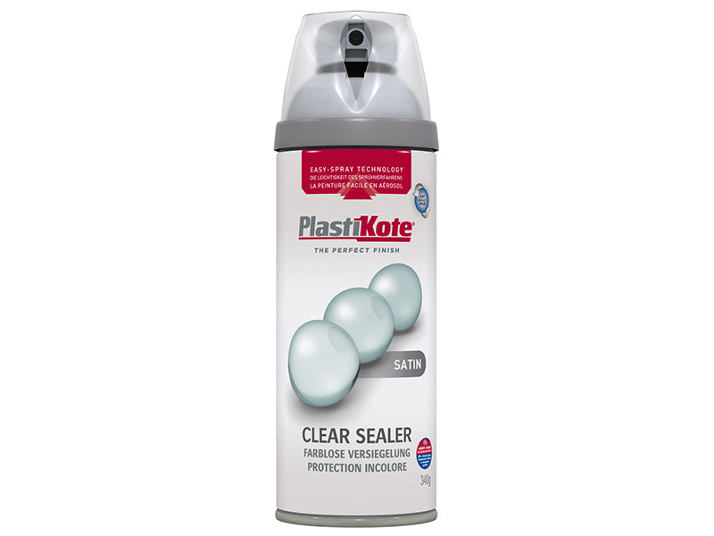 PlastiKote 440.0024001.076 Twist & Spray Satin Clear Sealer 400ml