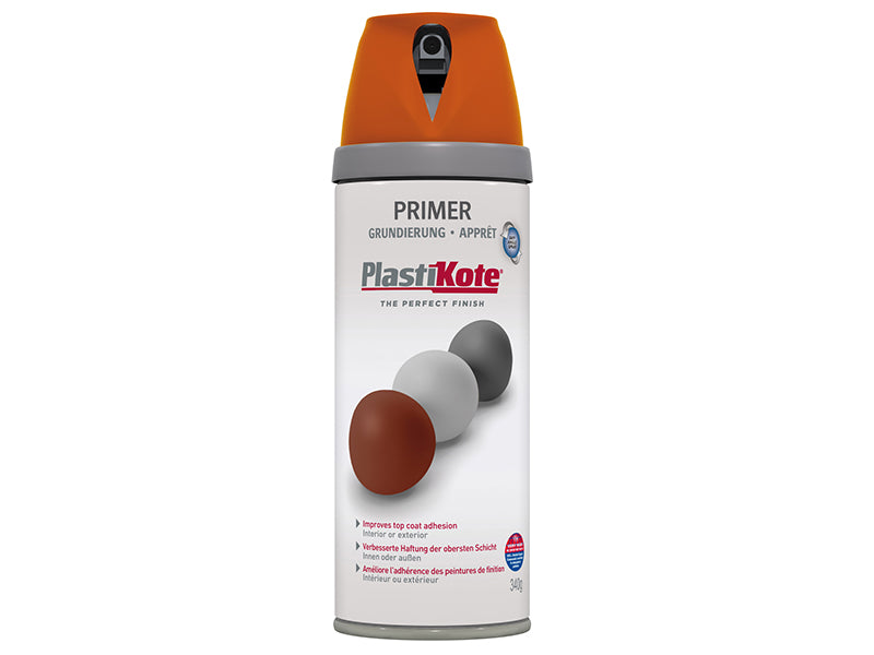 PlastiKote 440.0025002.076 Twist & Spray Primer Red Oxide 400ml