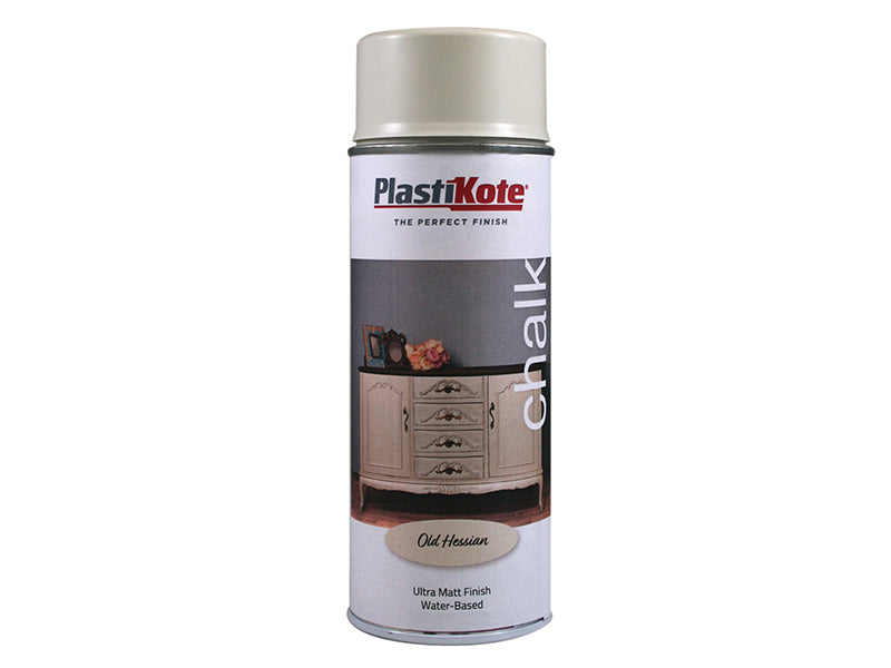 PlastiKote 440.0027101.076 Chalk Finish Spray Old Hessian 400ml