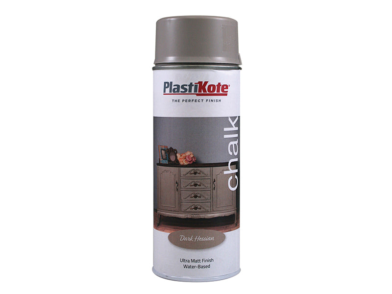 PlastiKote 440.0027102.076 Chalk Finish Spray Dark Hessian 400ml