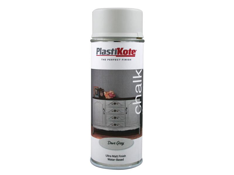 PlastiKote 440.0027109.076 Chalk Finish Spray Dove Grey 400ml