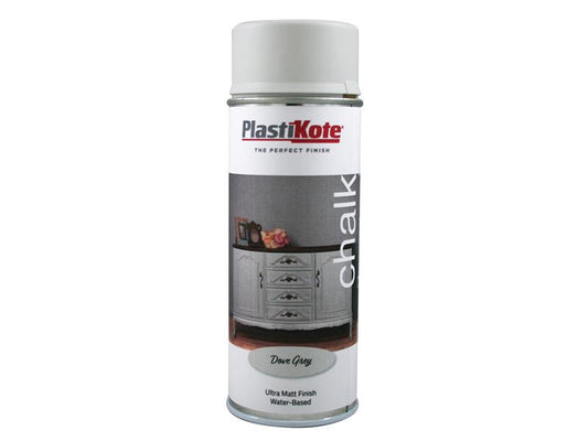 PlastiKote 440.0027109.076 Chalk Finish Spray Dove Grey 400ml