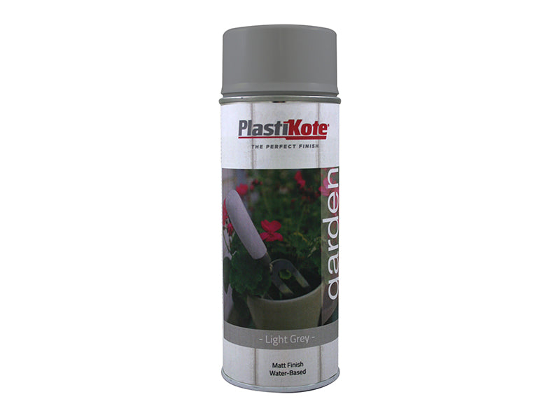 PlastiKote 440.0027209.076 Garden Colours Spray Paint Light Grey 400ml