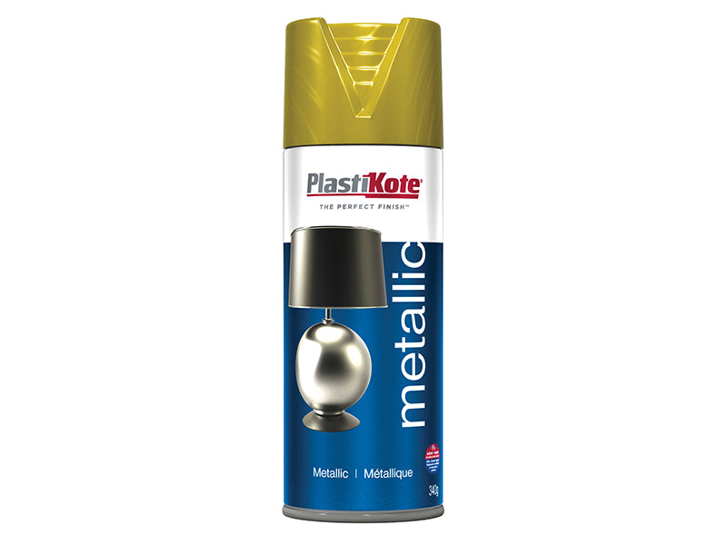 PlastiKote 440.0000454.076 Metallic Spray Brass 400ml