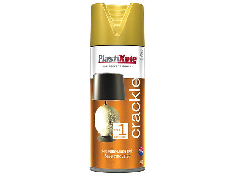 PlastiKote 440.0000482.076 Crackle Touch Spray Gold Base Coat 400ml