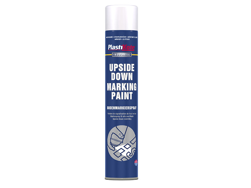 PlastiKote 440.0006001.074 Upside Down Marking Paint White 750ml