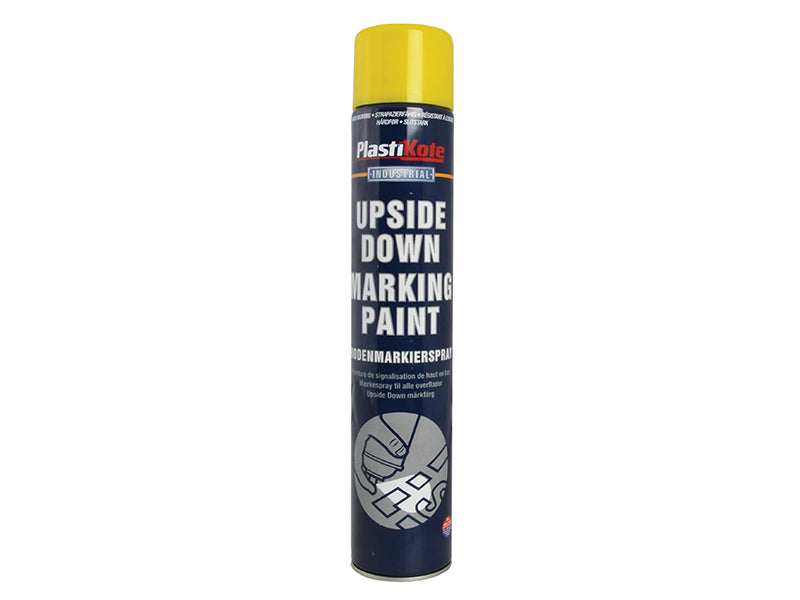 PlastiKote 440.0006002.074 Upside Down Marking Paint Yellow 750ml