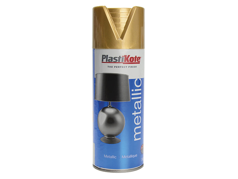 PlastiKote 440.0000620.076 Metallic Spray Gold 400ml