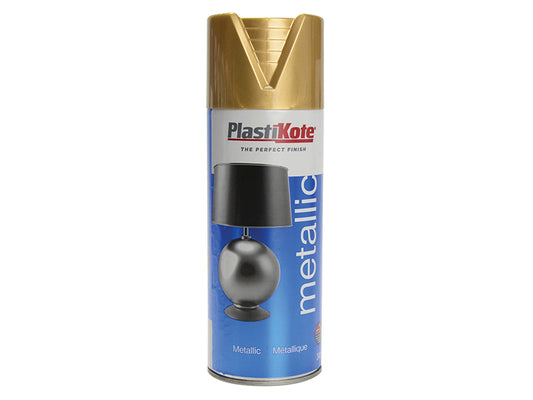 PlastiKote 440.0000620.076 Metallic Spray Gold 400ml