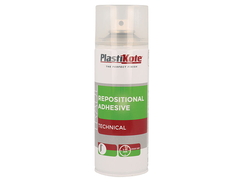 PlastiKote 440.0071030.076 Trade Repositional Spray Adhesive 400ml