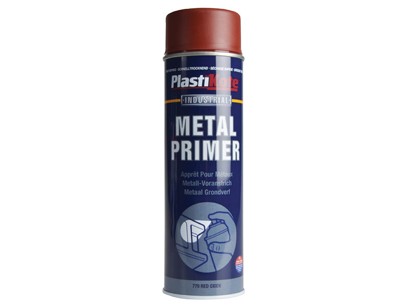 PlastiKote 440.0000779.077 Industrial Primer Spray Red Oxide 500ml