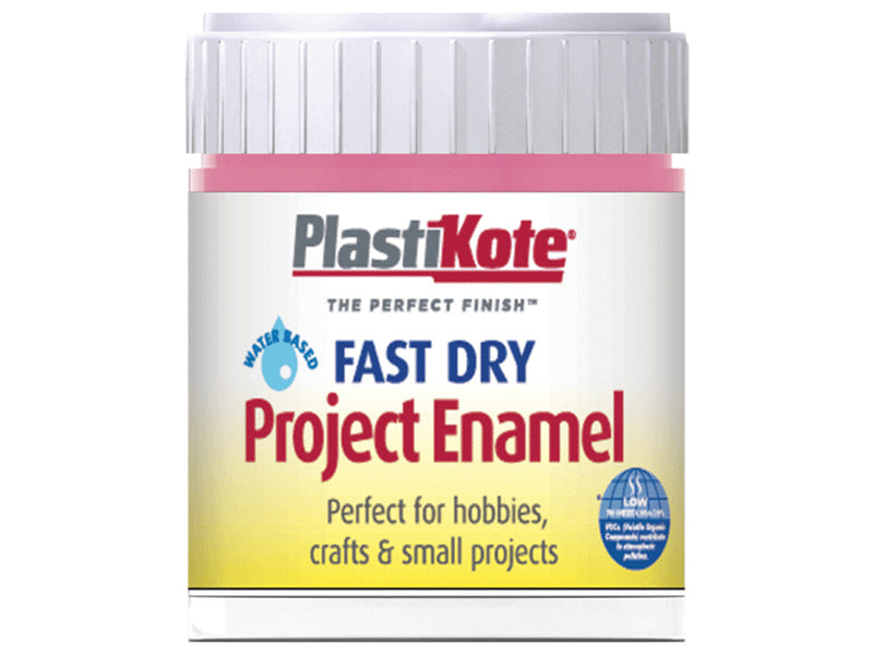 PlastiKote 440.0000014.067 Fast Dry Enamel Paint B14 Bottle Hot Pink 59ml