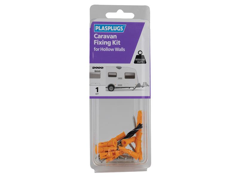 Plasplugs KHD110 Caravan Fixing Kit for Hollow Walls