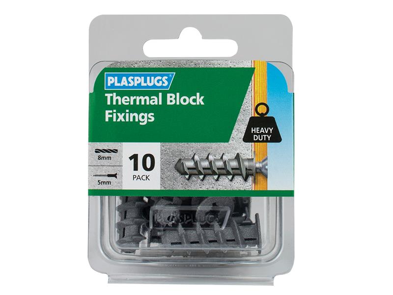 Plasplugs SUTB010 Thermal Block Fixings (10)