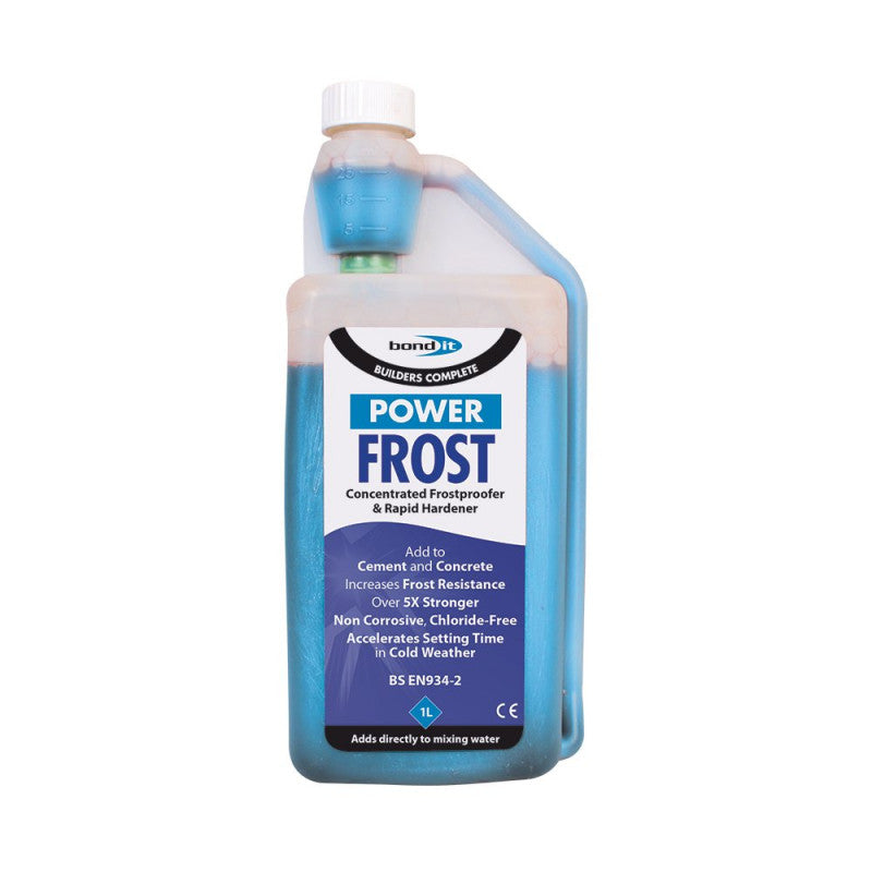 Bond It 1 Litre Frost Proofer & Hardener Concentrate Power Frost Cement