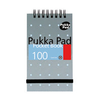 Pukka A7 Pocket Notebk 100P Metallic