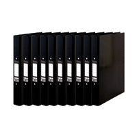 Pukka Brights R/Binder A4 Blk Pk10