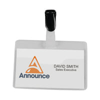 Security Name Badge 60x90mm Box25