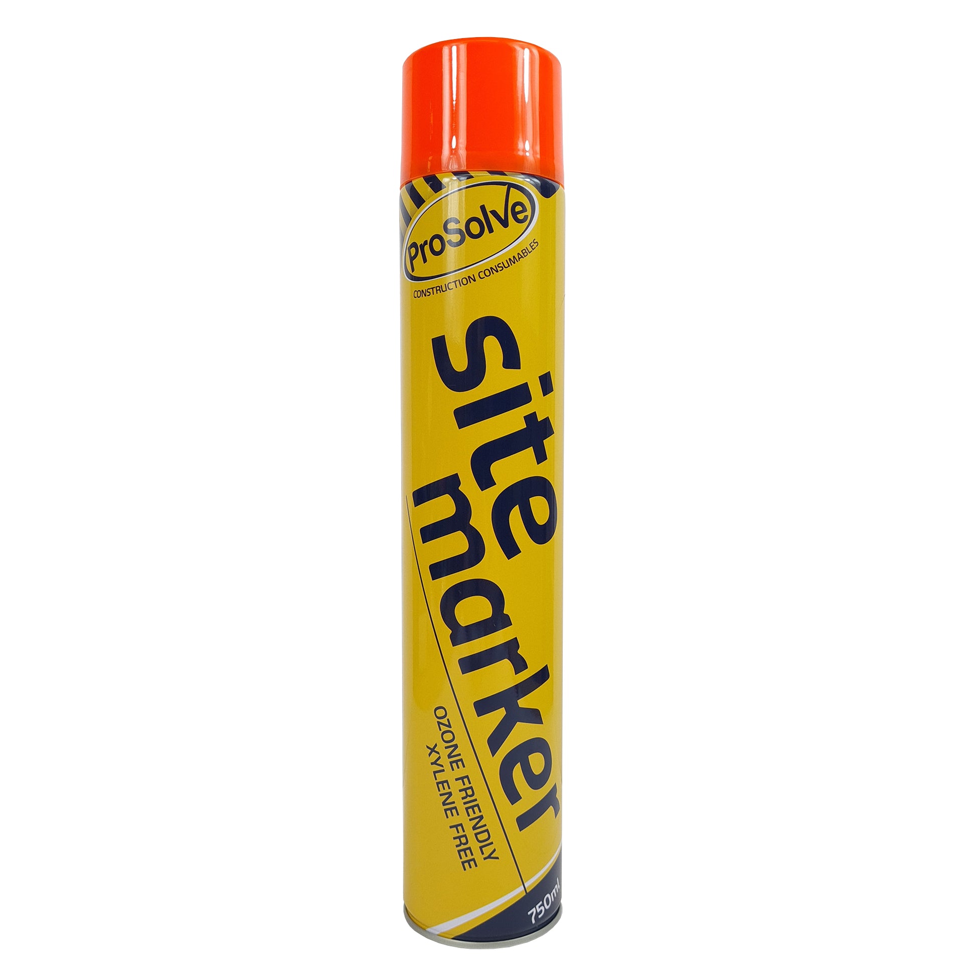 Prosolve SiteMarker 750ml Orange Line Marking Spray paint survey builders marker Sports Grounds