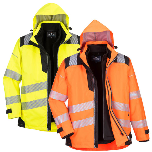 Portwest PW365 -  PW3 Hi-Vis 3-in-1 jacket - ALL COLOURS