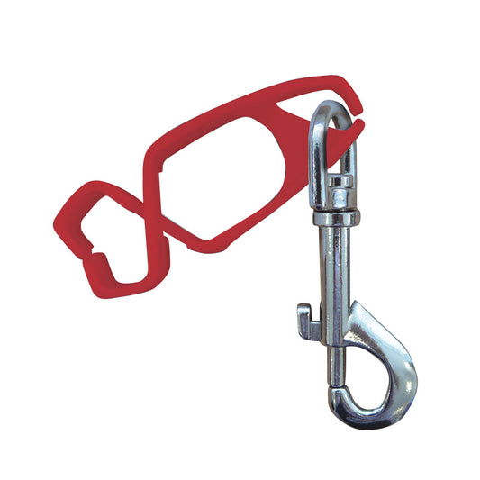 Portwest A001 - Red Safety Glove Clip Holder Hanger Guard Labor Work Clamp
