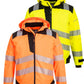 Portwest PW360 - PW3 Extreme Breathable Rain Jacket Orange/Black Yellow/Black